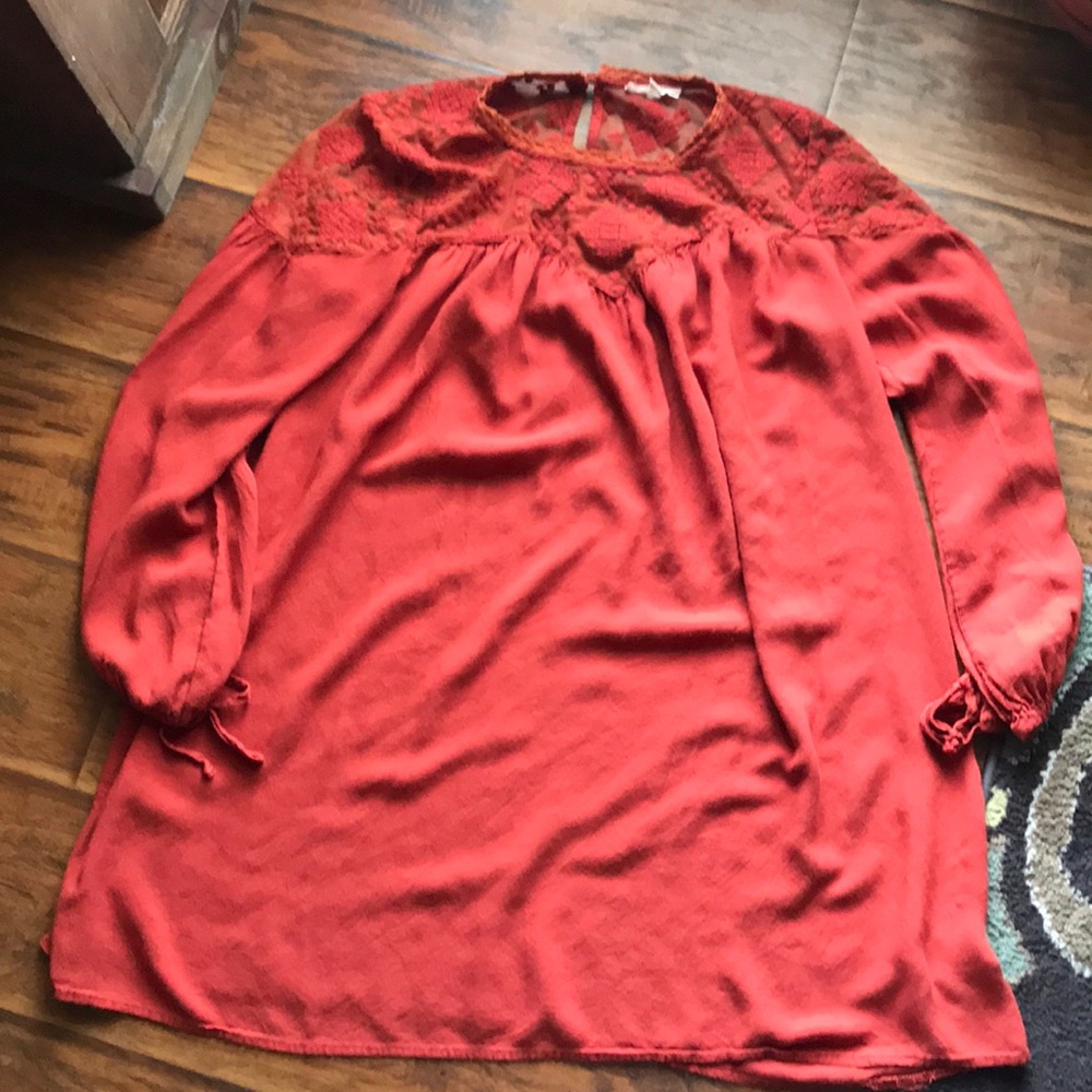 Mystree rust tunic/dress